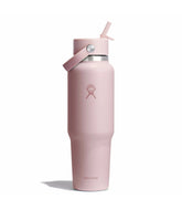 40 oz Wide Mouth Travel Bottle with Flex Straw Cap-Tonal Trillium