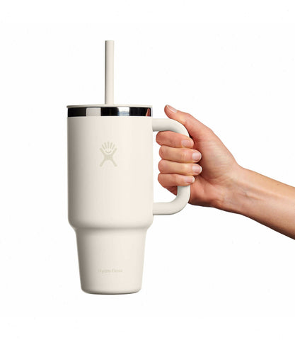 32 oz Travel Tumbler-Ivory