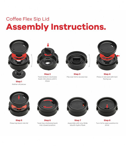 Wide Mouth Flex Sip™ Lid