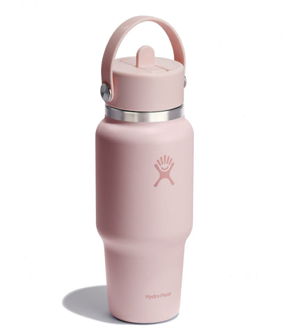 24 oz Wide Mouth Travel Bottle with Flex Straw Cap