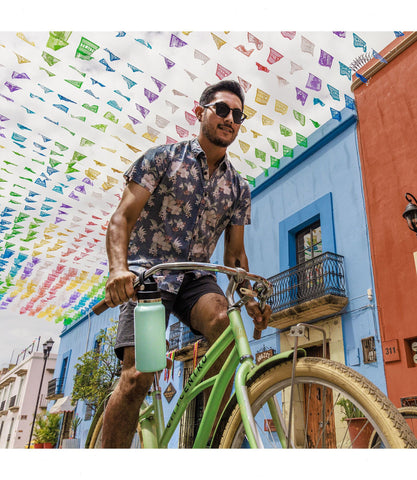 32 oz Wide Mouth with Flex Chug Cap-Indigo