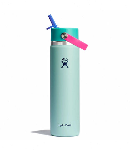 24 oz Wide Mouth with Flex Straw Cap-Polar Plunge