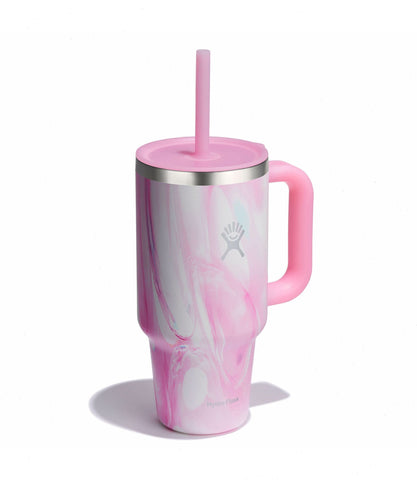 32 oz Travel Tumbler-Jelly Pink