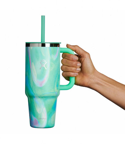 40 oz Travel Tumbler-Jelly Green