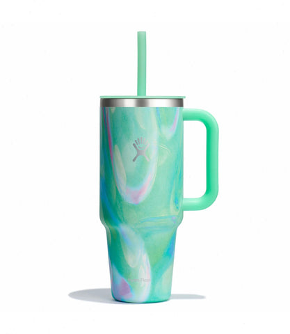 40 oz Travel Tumbler-Jelly Green