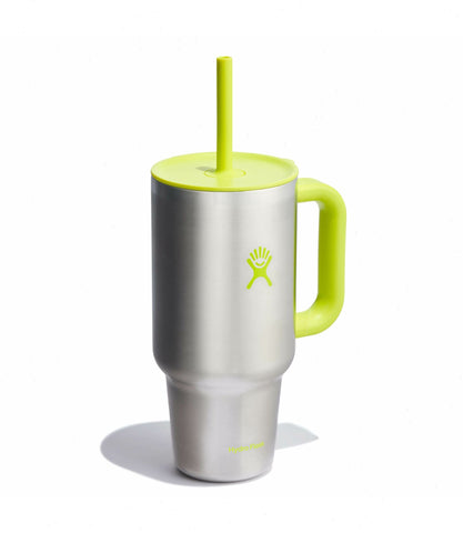 32 oz Travel Tumbler-Stainless Lime