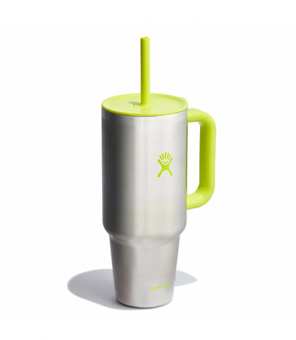 40 oz Travel Tumbler-Stainless Lime