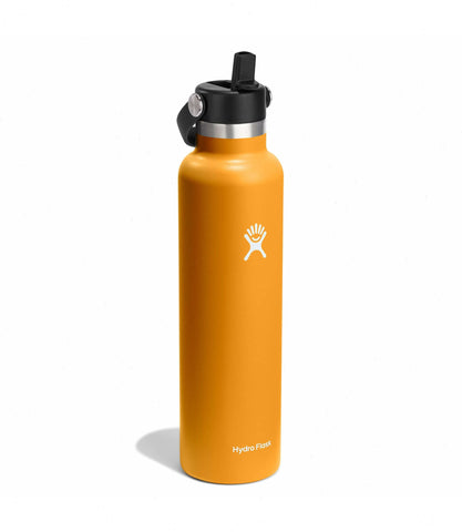 24 oz Standard Mouth with Flex Straw Cap-Fossil