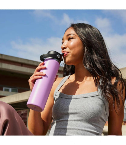 24 oz Wide Mouth with Flex Straw Cap-Phantom