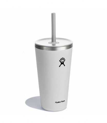 28 oz All Around™ Tumbler with Straw Lid-White