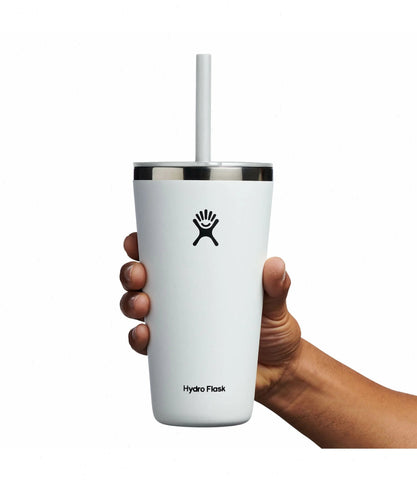 28 oz All Around™ Tumbler with Straw Lid-White