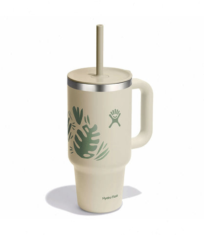 32 oz Travel Tumbler-Botanical Bliss Coconut