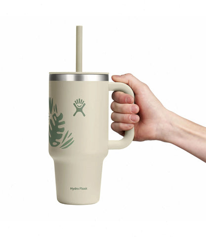 32 oz Travel Tumbler-Botanical Bliss Coconut