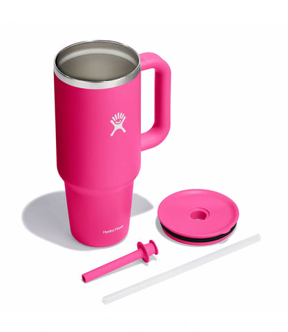 40 oz Travel Tumbler-Zinnia