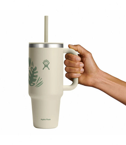 40 oz Travel Tumbler-Botanical Bliss Coconut