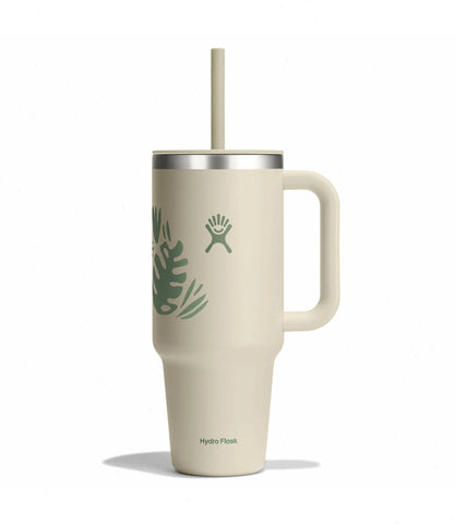 40 oz Travel Tumbler-Botanical Bliss Coconut