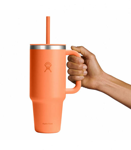 40 oz Travel Tumbler-Nectar Orange