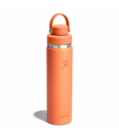 24 oz Wide Mouth with Flex Chug Cap-Nectar Orange