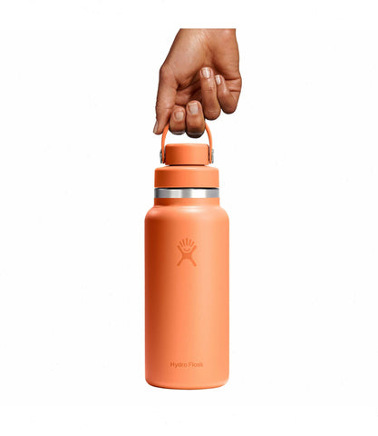 32 oz Wide Mouth with Flex Chug Cap-Nectar Orange