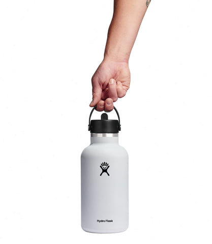 64 oz Wide Mouth with Flex Straw Cap