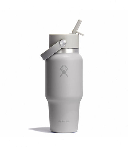 24 oz Wide Mouth Travel Bottle with Flex Straw Cap