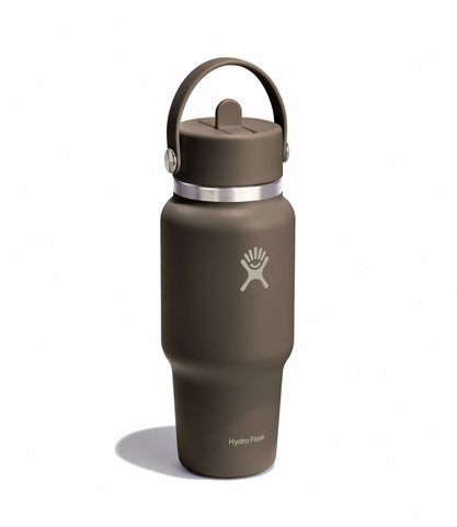 24 oz Wide Mouth Travel Bottle with Flex Straw Cap