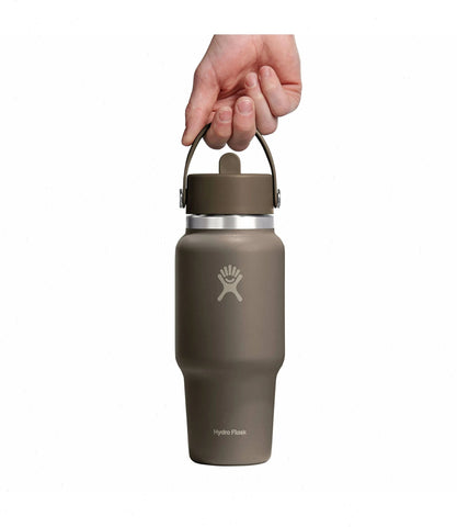 24 oz Wide Mouth Travel Bottle with Flex Straw Cap