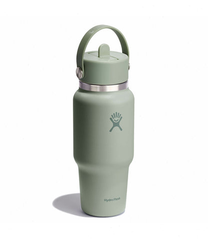 24 oz Wide Mouth Travel Bottle with Flex Straw Cap