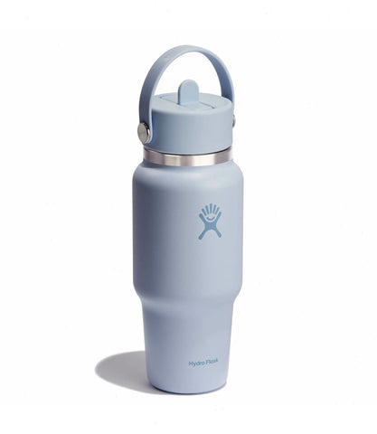 24 oz Wide Mouth Travel Bottle with Flex Straw Cap