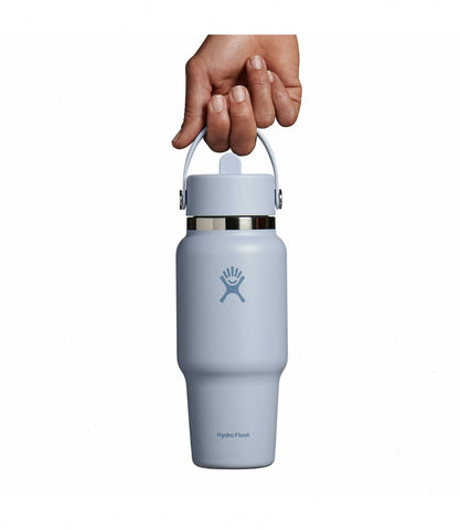 24 oz Wide Mouth Travel Bottle with Flex Straw Cap