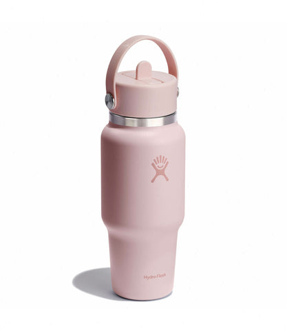 24 oz Wide Mouth Travel Bottle with Flex Straw Cap