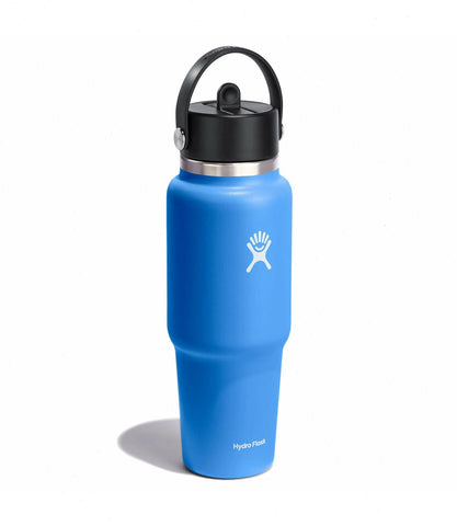 32 oz Wide Mouth Travel Bottle with Flex Straw Cap-Cascade