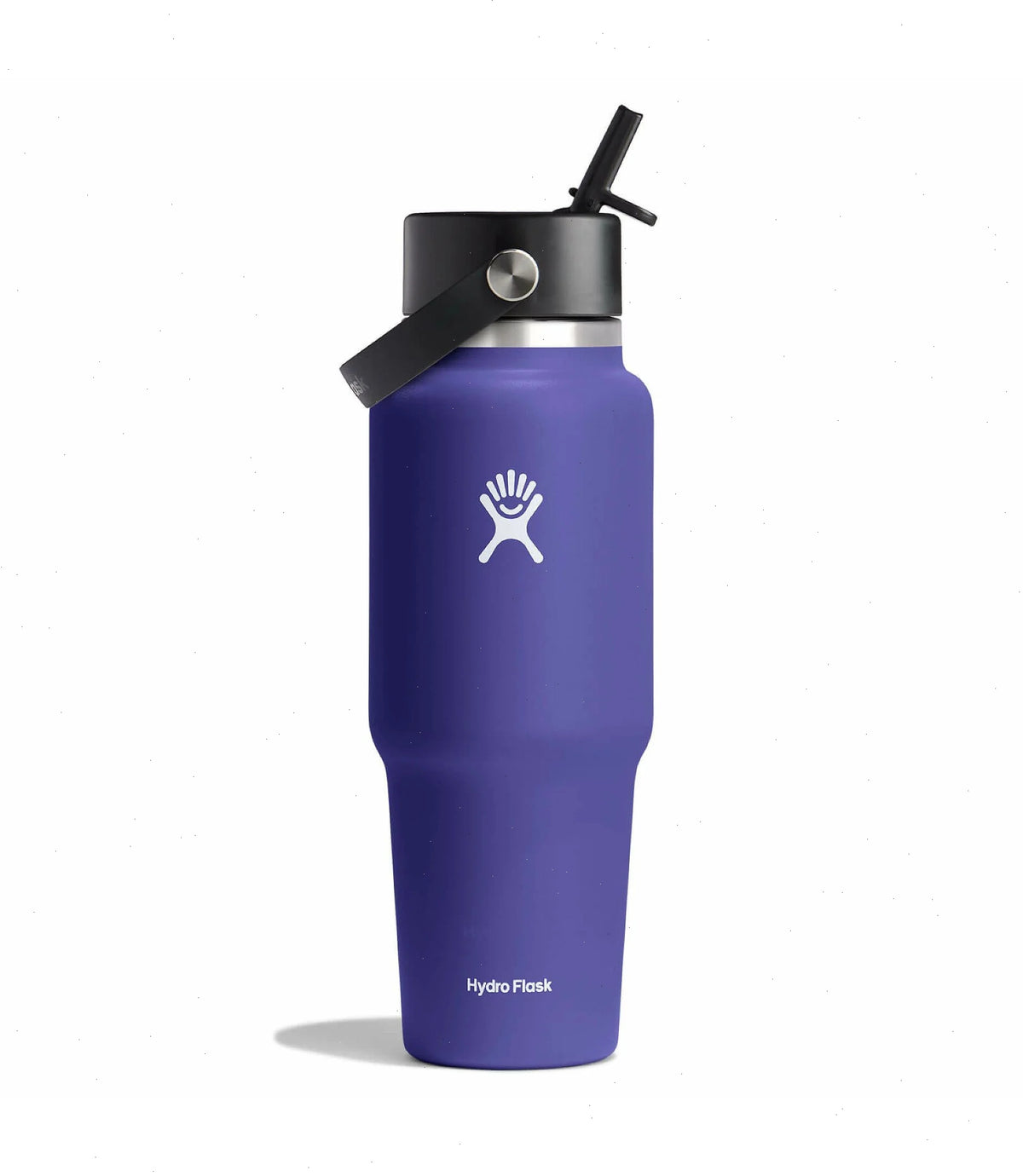 32 oz Wide Mouth Travel Bottle with Flex Straw Cap-Phantom