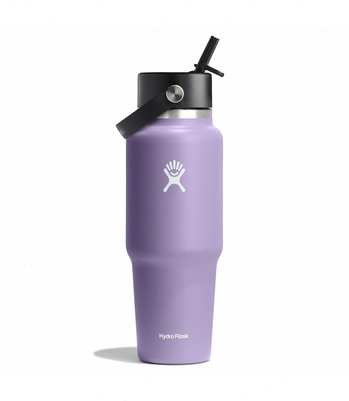 32 oz Wide Mouth Travel Bottle with Flex Straw Cap-Moonshadow