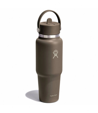 32 oz Wide Mouth Travel Bottle with Flex Straw Cap-Sandpiper