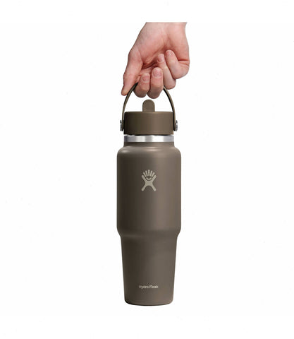 32 oz Wide Mouth Travel Bottle with Flex Straw Cap-Sandpiper