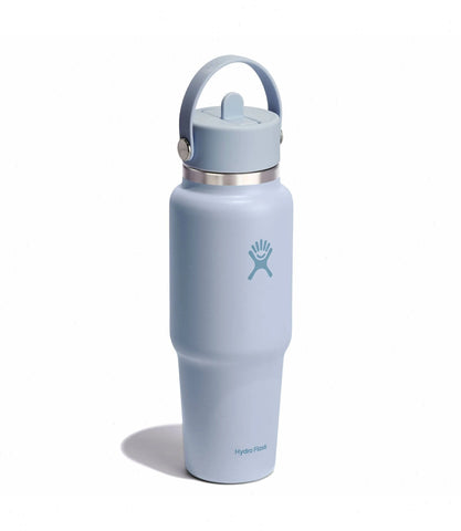 32 oz Wide Mouth Travel Bottle with Flex Straw Cap-Surf