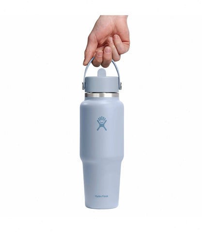 32 oz Wide Mouth Travel Bottle with Flex Straw Cap-Surf