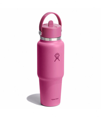 32 oz Wide Mouth Travel Bottle with Flex Straw Cap-Reef