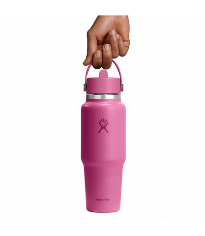 32 oz Wide Mouth Travel Bottle with Flex Straw Cap-Reef