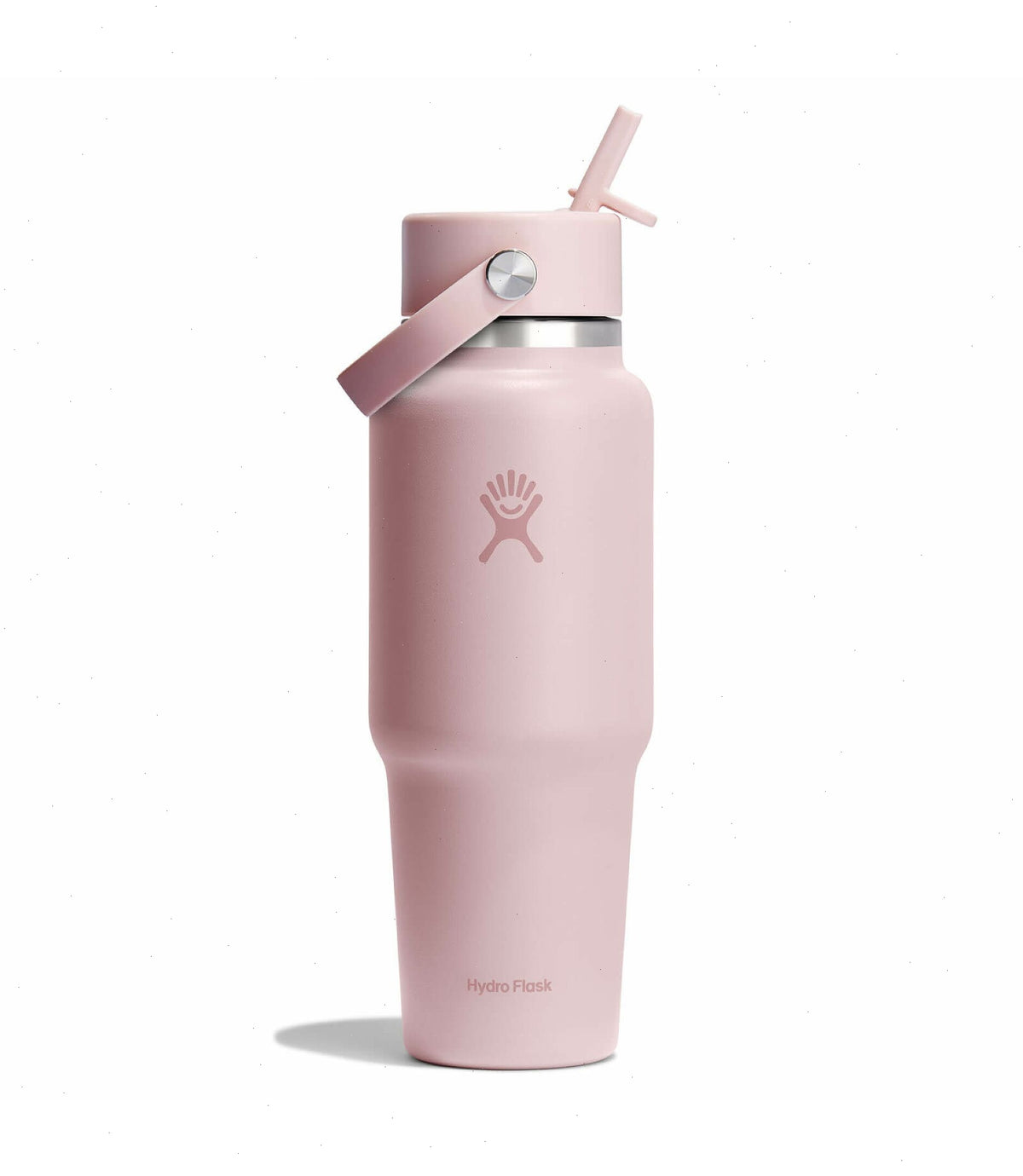 32 oz Wide Mouth Travel Bottle with Flex Straw Cap-Tonal Trillium