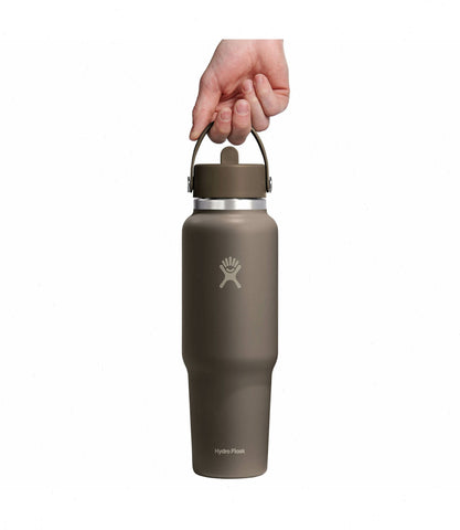 40 oz Wide Mouth Travel Bottle with Flex Straw Cap-Sandpiper