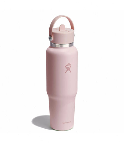 40 oz Wide Mouth Travel Bottle with Flex Straw Cap-Tonal Trillium
